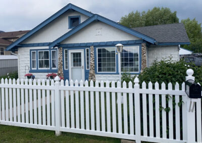 Shot of beautiful house project with grey roofing