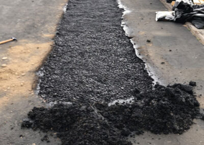 Maintaining asphalt road