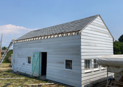 Shot before replacing the roof