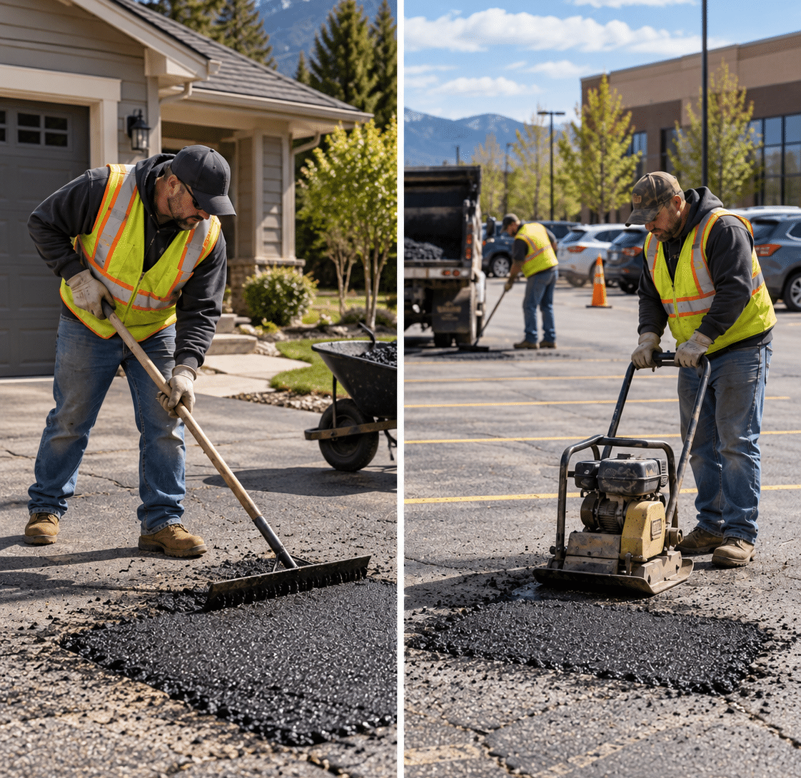Residential and commercial pothole repair