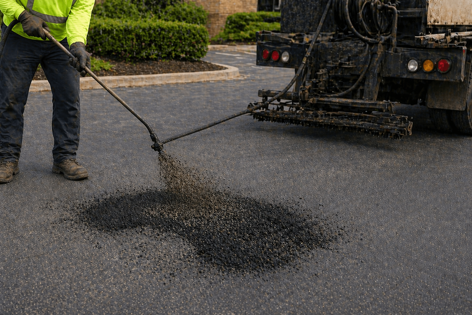 Asphalt pothole repair
