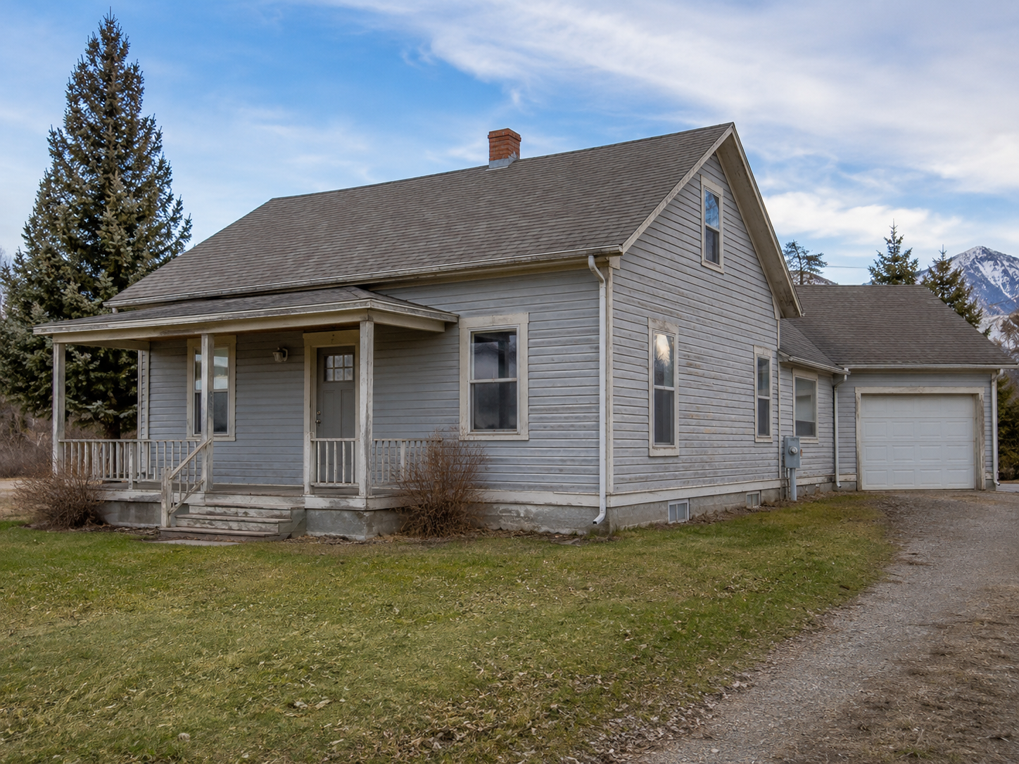 Before exterior house painting