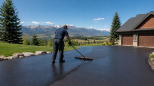 Driveway sealcoating services in Montana
