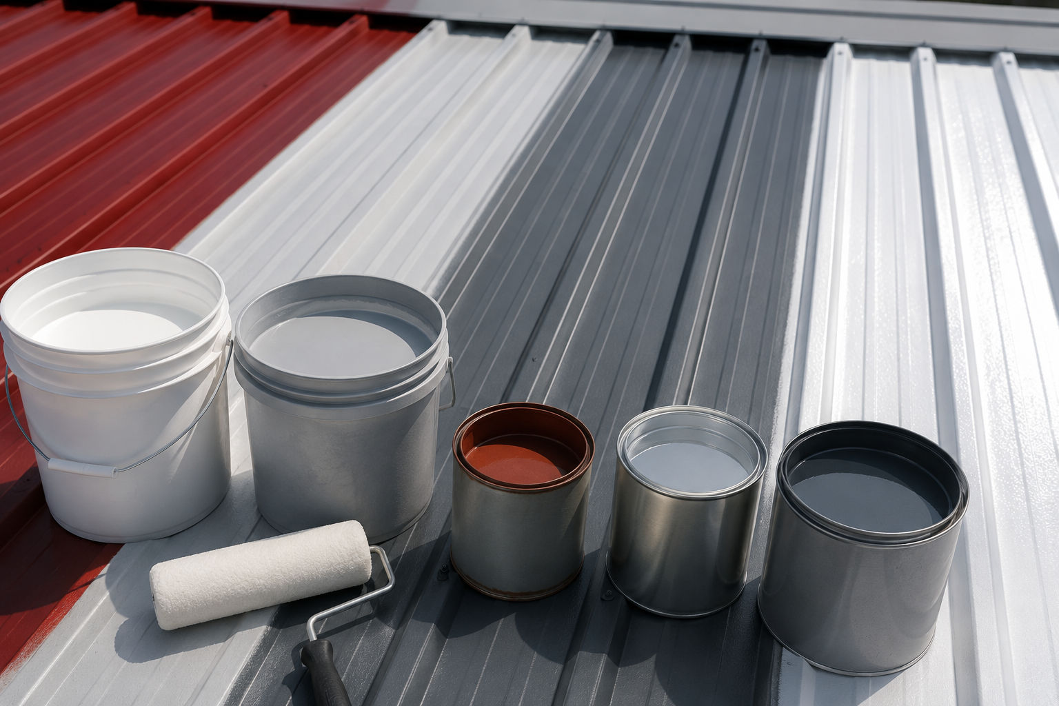 Paint for metal roofs