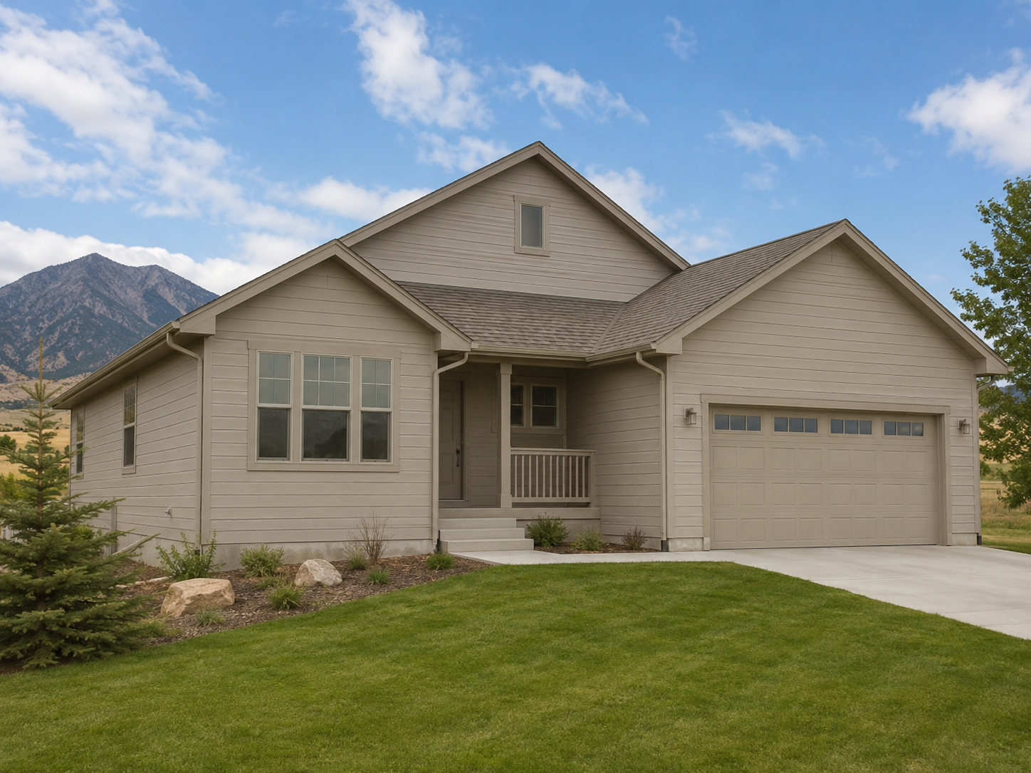 House before painting the exterior