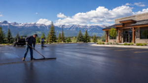 Parking lot sealcoating services in Montana