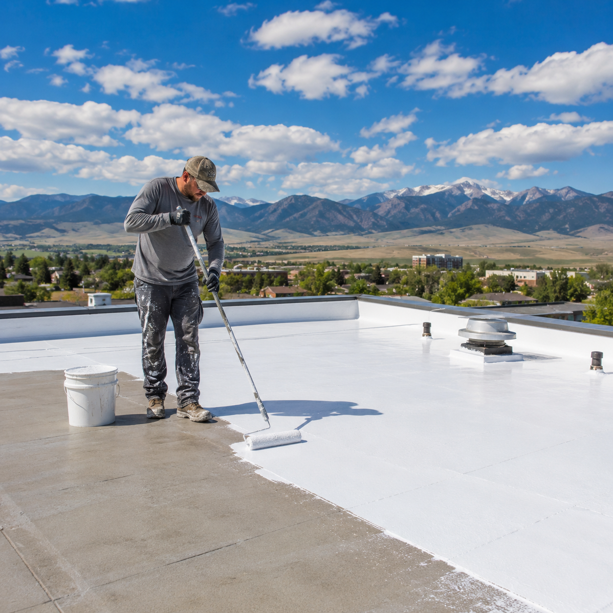 Professional roof coating services