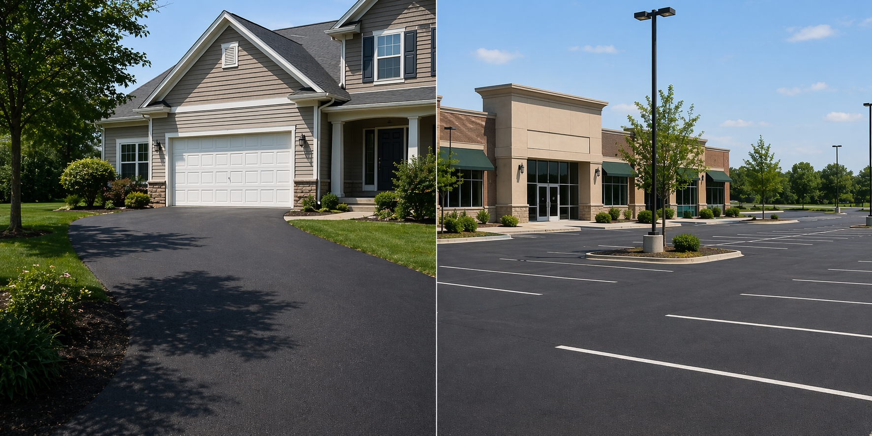 Residential and commercial asphalt maintenance