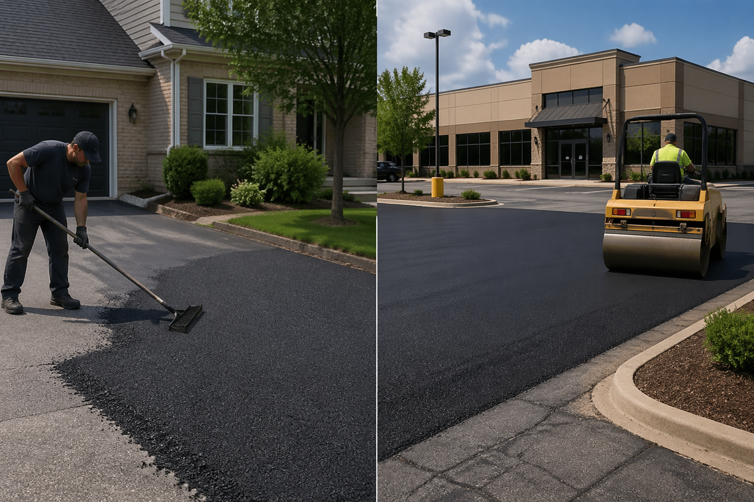 residential and commercial asphalt repair