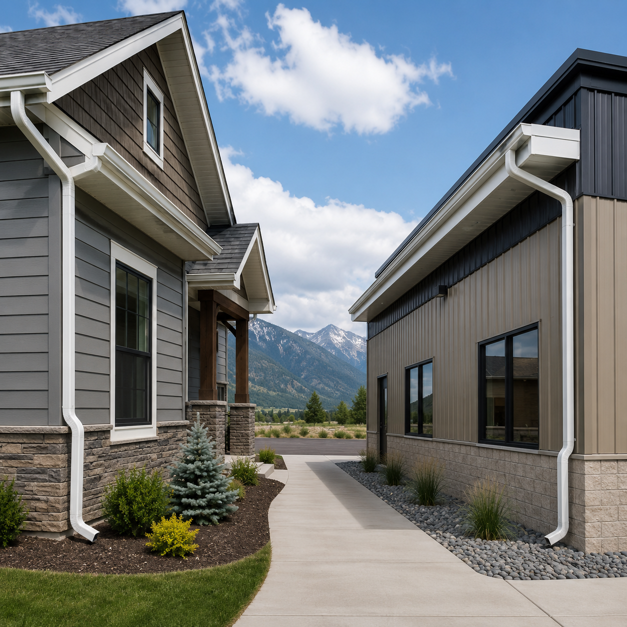 Residential and commercial metal roof painting in Montana