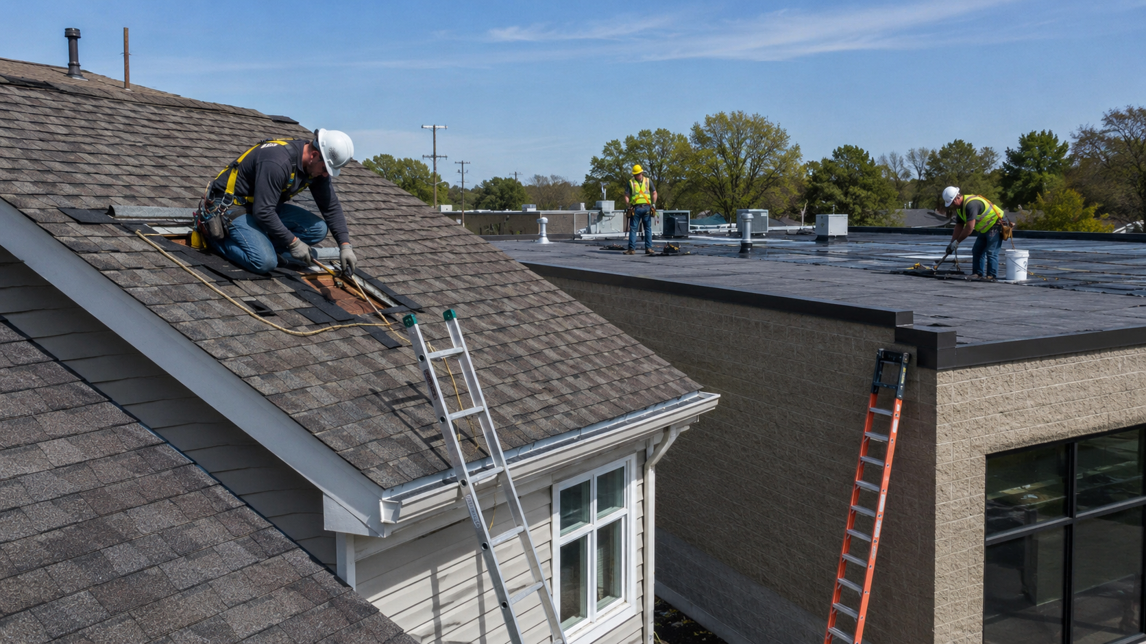 Residential and commercial roof repair services