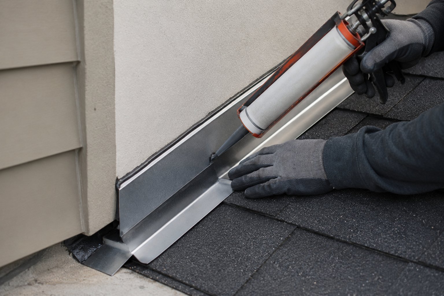 Roof flashing service