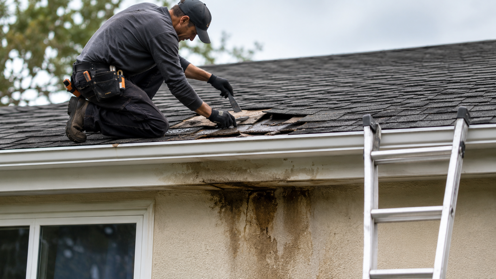 Roof leak repair