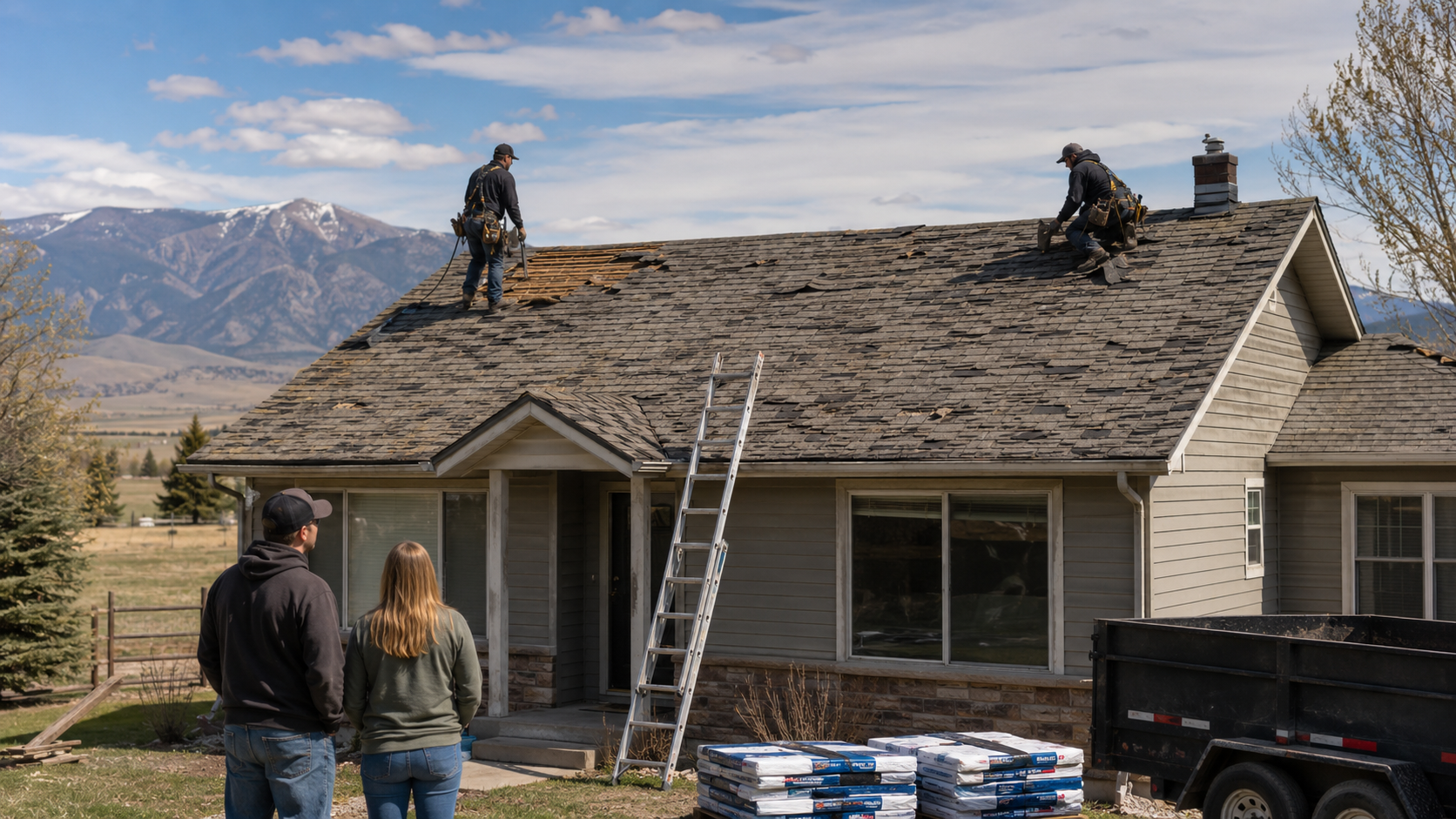 Roofing repair services in Montana