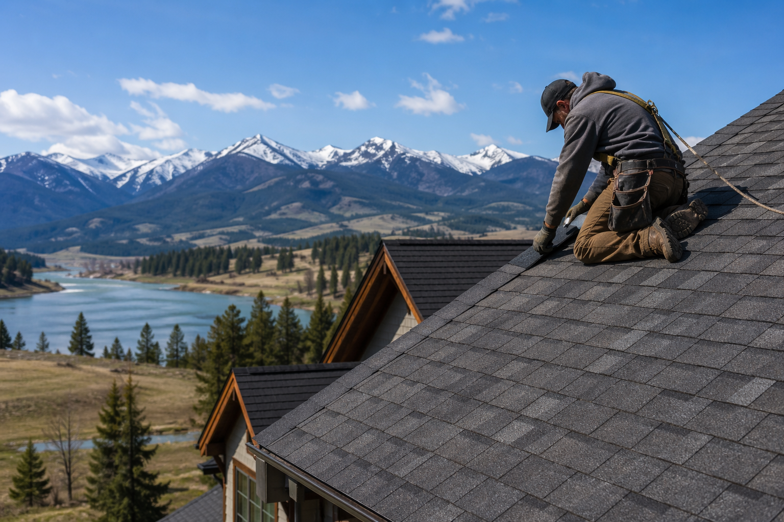 Professional roofing services in Montana